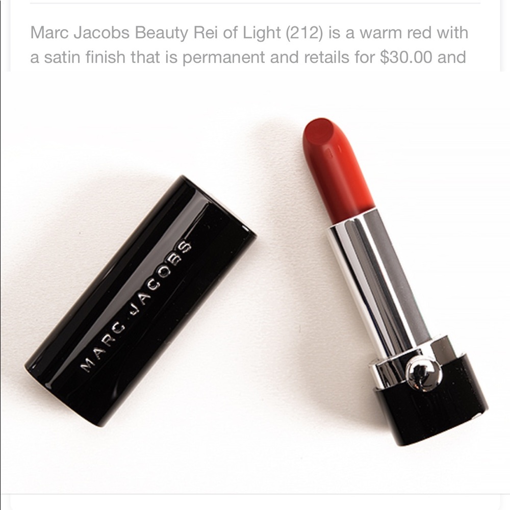 Marc Jacob red lipstick
